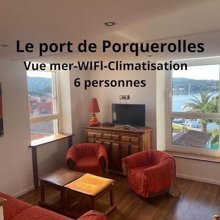 Ile De Porquerolles : T3 Climatise Vue Mer Екстер'єр фото